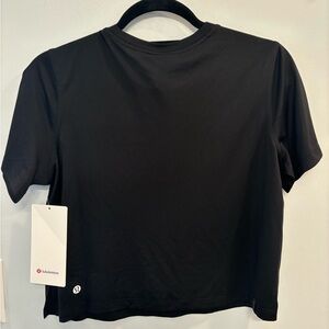 Lululemon ultralight, waist length t shirt